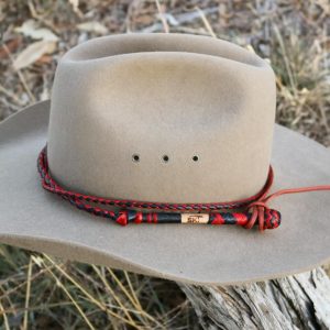 Mini Stockwhip Hatband, Two Tone